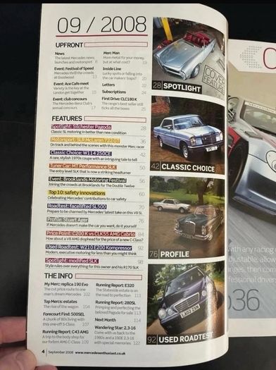 Mercedes Enthusiasts Magazines