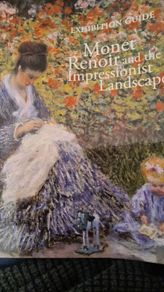 Monet Renoir. And The Impressionist Landscape Exhibition Guide. First edition In Very Good Condition. Large Volume Book.