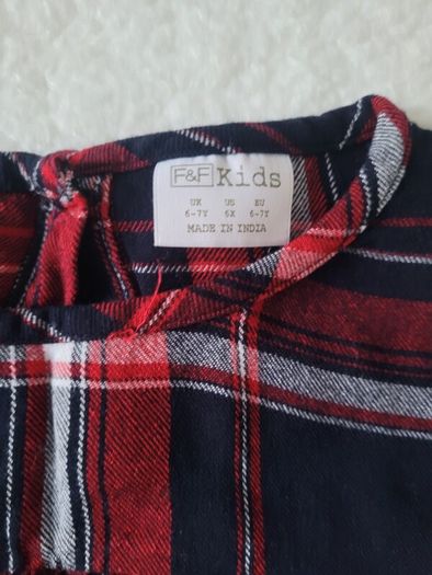 F&F Girl's Christmas Dress, size: 6-7 years