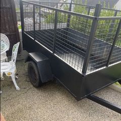 Solid steel 6x4 trailer in perfect condition