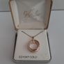 New 10kt gold and sterling silver pendant and chain Image 2