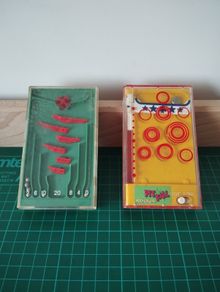 Vintage 1970s Pocket Games (Set of 2)