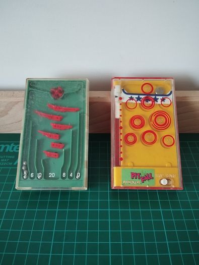 Vintage 1970s Pocket Games (Set of 2)