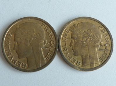 Great condition 1 franc coins