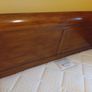 King-size Mahogany Sleigh Mahogany Bed Image 2