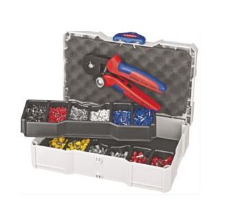 Knipex 97 90 09 Electrical Crimping Tool Set For Wire Ferrules