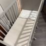 Cot(convertible) with mattress, side protection anti stuck, pillow and bed sheets Image 7