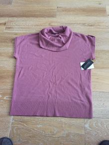 Brand New Ladies Lilac Knitwear Top Size M