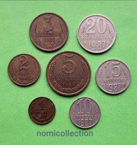 USSR,Soviet Union 1987 year coins.