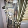 Custom made, Luxury  Silk Fabric Living Room Curtains Image 3