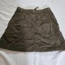 The Kooples Jeans Mini Green Cargo Skirt Image 5