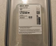 IKEA 365+ Glass Food Container 1L with Lid