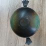 Swedish Patinated Bronze Plate Bowl by Ystad Brons Image 2