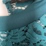 Teal Dress by Pala D Oro  size fits 14 16 Image 2