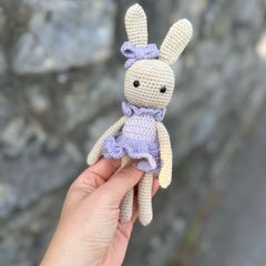Cute crochet bunny toy