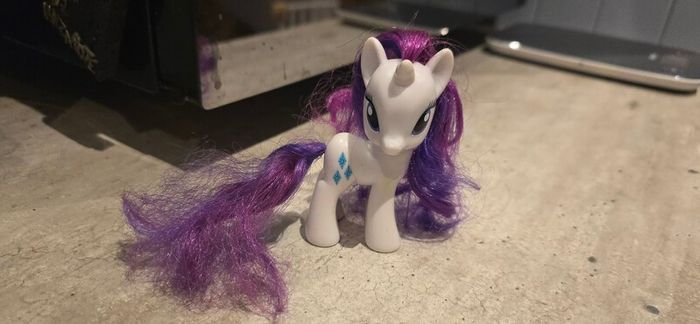 Rarity 3 inch Brushable MLP G4 My Little Pony 2010