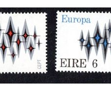 1972 Ireland Europa Commemorative Stamps Mint Never Hinged (MNH)