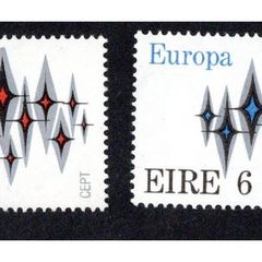 1972 Ireland Europa Commemorative Stamps Mint Never Hinged (MNH)