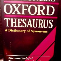 The Concice Oxford Thesaurus.