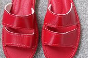 New.women leather slippers.size6/7,wide feet