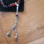 Semi-precious Brown Onyx Agate Prayer Beads with Silver Accents x33 Image 3