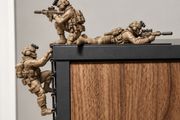 Climbing Ledge Specials Ops Soldiers!