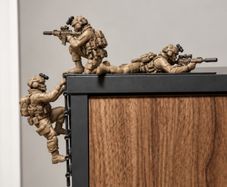 Climbing Ledge Specials Ops Soldiers!