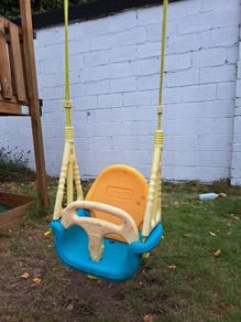 Baby swing attachment