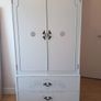 Vintage upcycled French style wardrobe Image 2