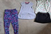 Girl top trousers skirt 6-7 bundle