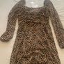 Topshop Leopard Print Dress Image 3