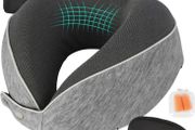 Travel Pillow, Memory Foam Neck Pillow for Travel, Soft Neck Support Pillow, Quick Pack Flight Pillow for Airplane, Train, Car, Office Sleeping Rest (FREE POSTAGE)
