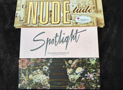 Zoeva Opulence + theBalm Nude tude + Spotlight Highlight Palette Makeup Bundle