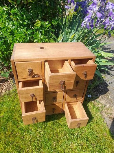 Vintage 12 Drawer Cabinet