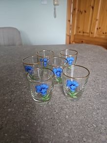 Vintage whiskey glasses