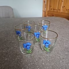 Vintage whiskey glasses