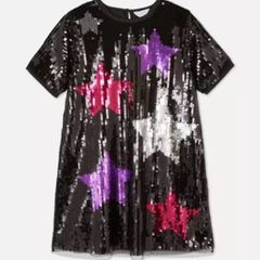 BRAND NEW BRAND NEW Girls Sequinned Party Dress 8-9yrs / 9-10yrs - lovely for Christmas - Star