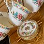 Coalport Ming Rose Espresso Set 6 Cups and 6 Saucers Image 9
