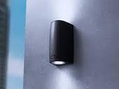 Up Down outdoor Wall Lights in Black, White or Grey Finish