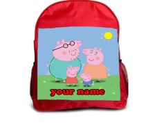 Pepa Pig kids school Backpack/School/Rucksack - Can be personalised