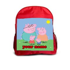 Pepa Pig kids school Backpack/School/Rucksack - Can be personalised