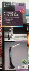 Cordless Desk led Lamp witch clock alarm calendar temperature usb