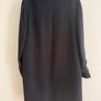 Cos black, collarless open-front longline  jacket / blazer Image 5
