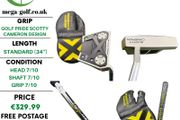 Scotty Cameron Phantom X 2022 9.5 Putter / 34"