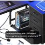 L Shaped Gaming Desk with Drawers & Shelf, 110 x 80 cm Image 10