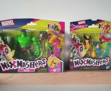 Marvel MixMashers Hulk & Wolverine Figure Lot