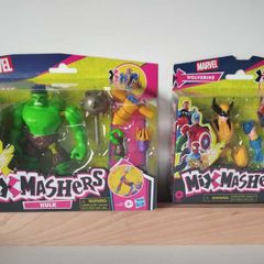 Marvel MixMashers Hulk & Wolverine Figure Lot