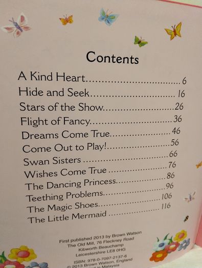 5 Minute Stories For Girls Hardback Book