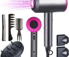 NEW SALE | Hair Dryer with Diffuser & Concentrator 2000W Powerful Ionic Dryer 2 Speed 3 Heat Settings Fast Dry Lightweight for Multi Women Man Hairstyles