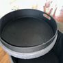 Grey pouffe Image 4